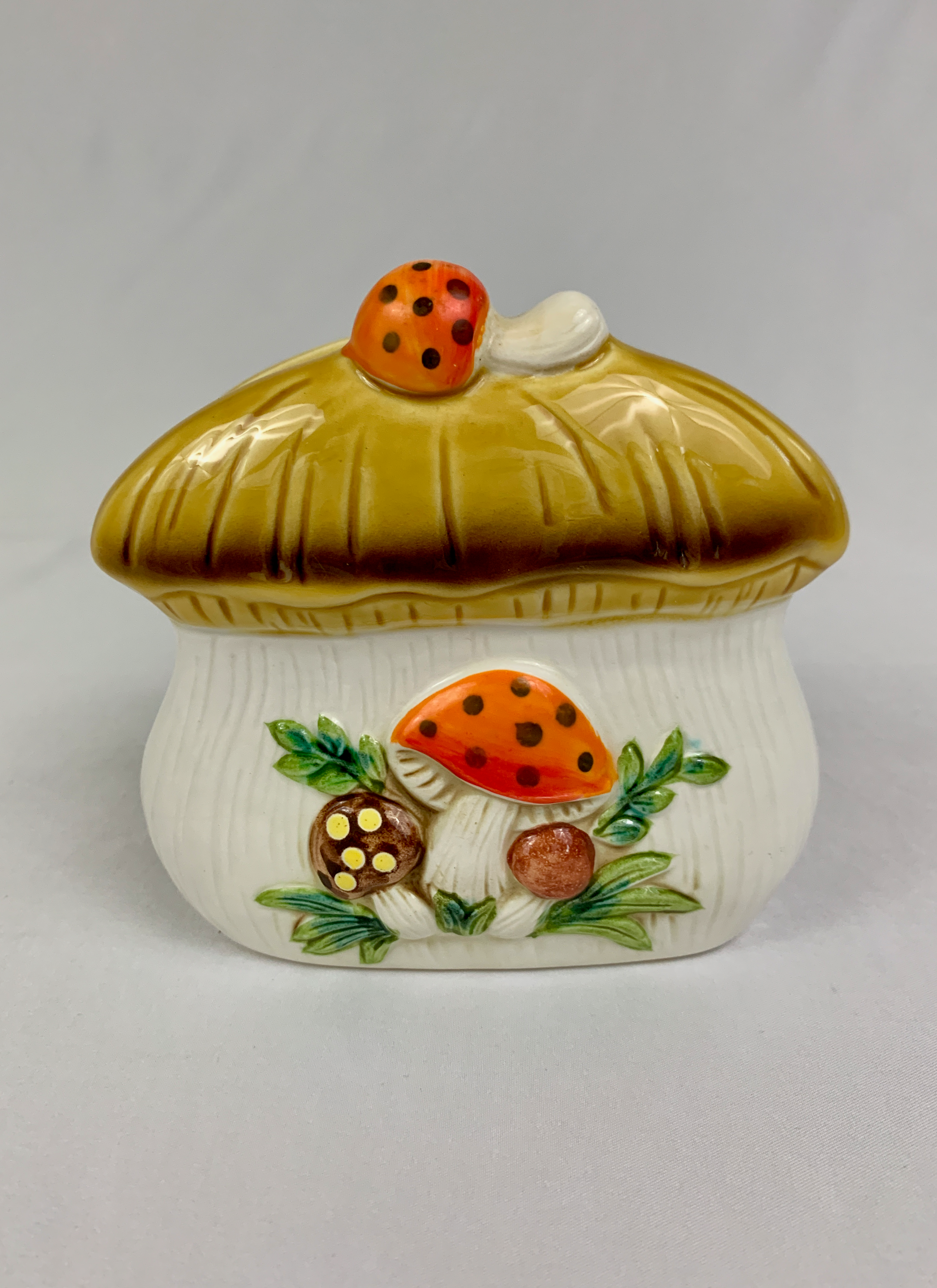 Mushroom Canister/ Cookie Jar by Arnel –